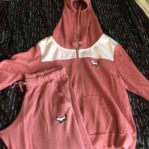 Victoria’s Secret pink sweatsuit